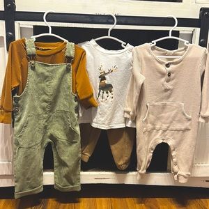 Set of 3, 2T boys fall outfits.